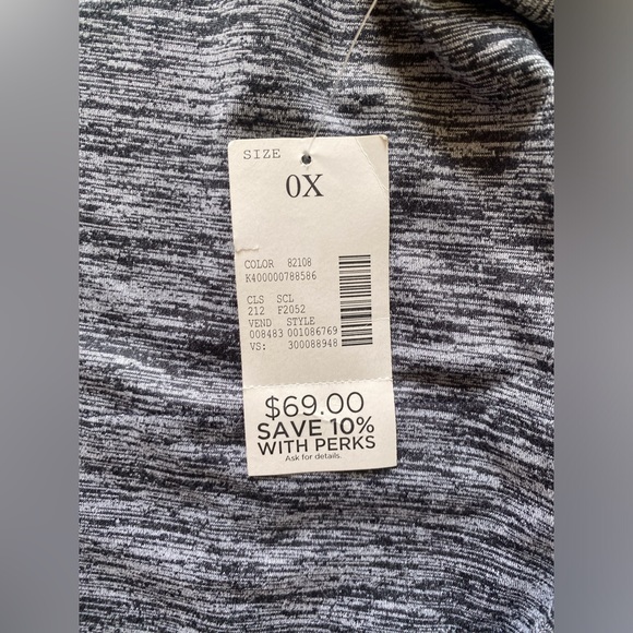 NWT Cathrines Athletic Style Open Front Cardigan - Picture 3 of 5